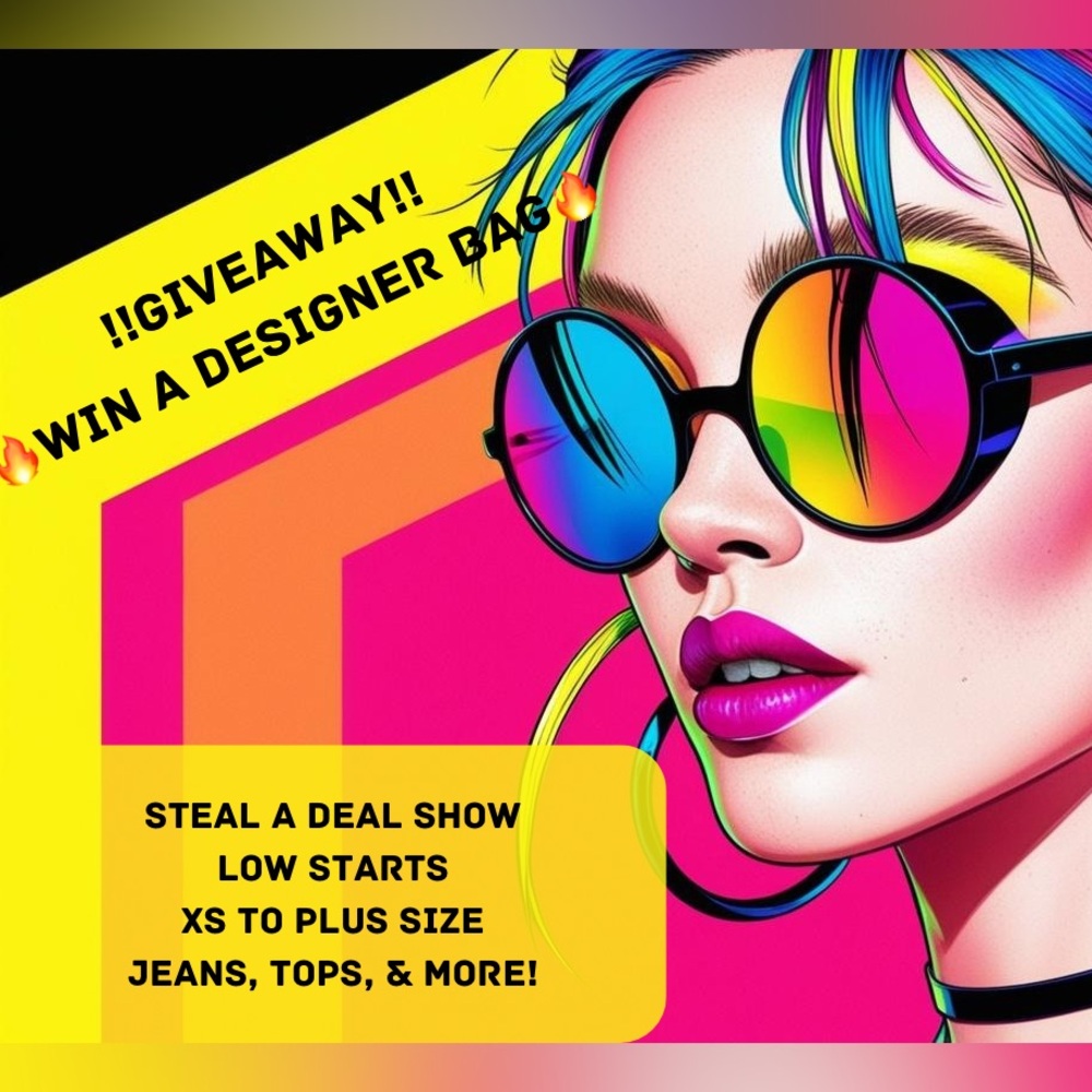 Steal a Deal Show! 🔥 Win a Designer Bag 💼 

Today at 2PM PST